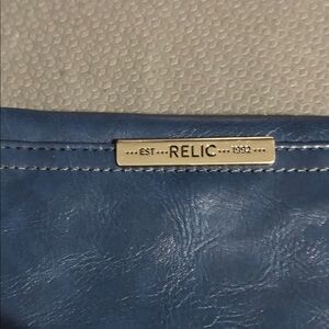 Relic Elegant Blue Leather Bag